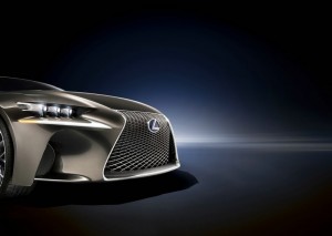 Der Kühlergrill des Lexus LF-CC Concept