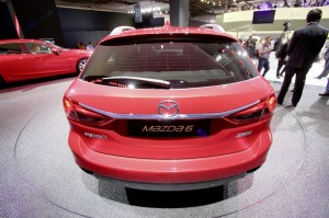 Die Heckpartie des Mazda6 Kombi