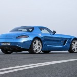 Mercedes-Benz SLS AMG Electric Drive in der Heckansicht