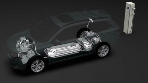 Elektroantrieb des Mitsubishi Outlander PHEV