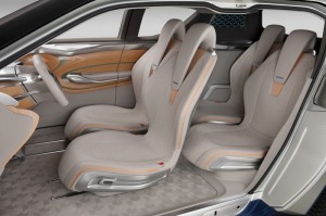 Der Innenraum des Nissan Terra Concept