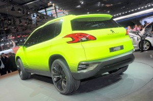 Peugeot-Konzeptfahrzeug 2008 auf der Paris messe
