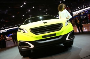 Die Frontansicht des Peugeot 2008 Concept