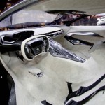 Der Innenraum des Peugeot-Konzeptfahrzeugs Onyx