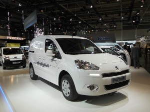Neuer Peugeot Partner Electric in Hannover bei der Präsentation