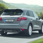 Porsche Cayenne S Diesel in der Heckansicht