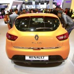 2013 Renault Clio in der Heckansicht auf dem Pariser Autosalon 2012