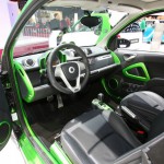 Das Cockpit des Smart-Kleinstwagen Brabus Electric Drive