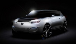 Der Ssangyong e-XIV ist ein Elektroauto - Das Konzeptfahrzeug wird auf der Pariser Salon vorgestellt werden