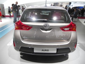 Der neue Toyota Auris 2013 in der Heckansicht