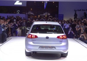 Volkswagen Golf 7 in der Heckansicht