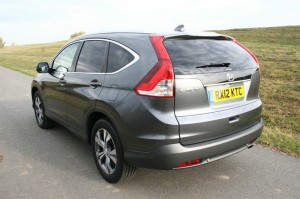 Die Heckansicht des Honda CR-V 2.2 i-DTEC 4 WD