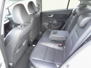 Die Ledersitze des Honda Insight Exclusive