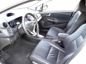 Der Innenraum des Honda Insight Exclusive - Lederausstattung