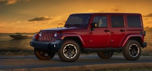 Jeep Wrangler Black Edition 2013 in Rot