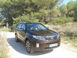 Der neue Kia Sorento in der Frontansicht