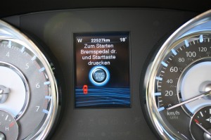 Der Bordcomputer des Lancia Thema 3.0 V6 CRD