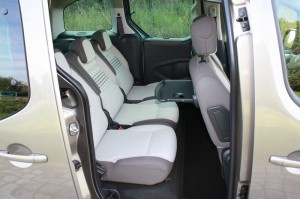 Der Mittelsitz des Citroen Berlingo Multispace