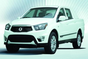 Ssangyong-Pickup Actyon Sports in Weiss