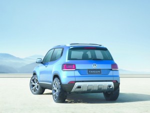 Die Heckpartie des VW Taigun