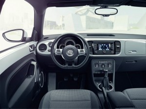 Das Interieur des VW Beetle Remix