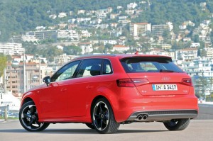 Die Heckpartie des Audi A3 Sportback 2013