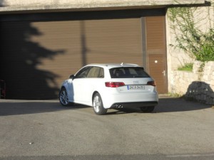 Der neue Audi A3 Sportback in der Heckansicht
