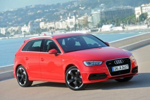 Neuer Audi A3 Sportback in Rot