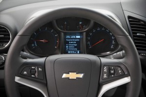 Der Tachometer des Chevrolet Orlando