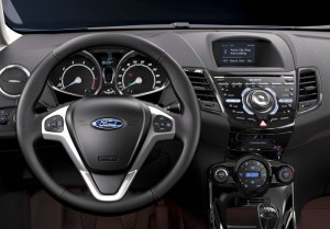 Das Cockpit des überarbeiteten Ford Fiesta