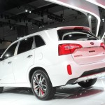 Der neue Kia Sorento Facelift 2013 in Weiß