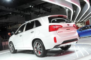 Der neue Kia Sorento Facelift 2013 in Weiß