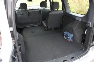 Gekippter Rückbank im Dacia Logan MCV