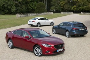 Der neue Mazda6 in verschiedenen Karosserievarianten