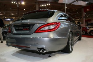 Der Mercedes-Benz CLS Shooting Brake von Brabus von hinten
