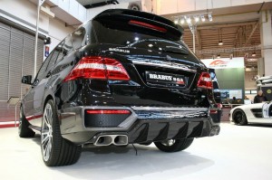 Mercedes-Benz ML 63 AMG von Brabus in schwarz