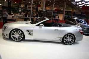 Mercedes-Benz SL Roadster von Brabus in Silber in Essen