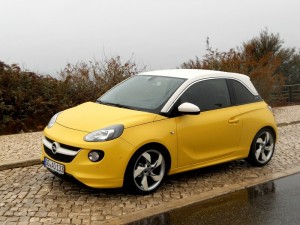 Der neue Opel Adam in der Farbe Gelb