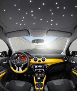 Das Interieur des Opel Adam - Armaturenbrett, Mittelkonsole