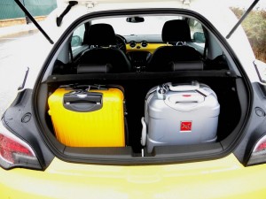 Der Kofferraum des neuen Opel Adam