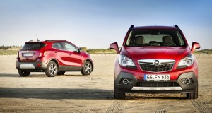 Das Exterieur des Opel Mokka (Rot, 2012)