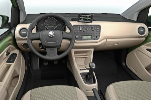 Das Armaturenbrett des Skoda Citigo