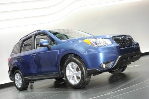 Der neue Subaru Forester auf der Messe in Los Angeles 2012
