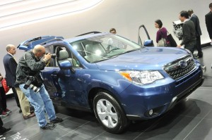 Subaru Forester 2013er Modell auf der Los Angeles Messe