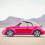 VW Beetle Cabriolet Dach öffnet sich