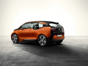 Das BMW i3 Concept Coupe in der Heckansicht