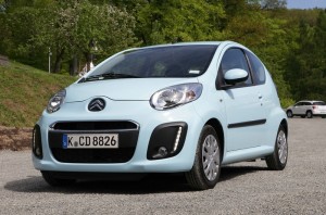 Das Exterieur des Citroen C1 Modelljahr 2012