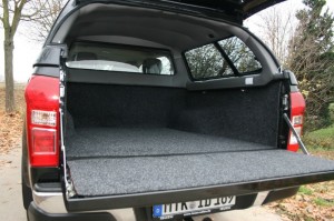 Der Laderaum des Isuzu D-Max Double Cab in der Premium-Ausstattung