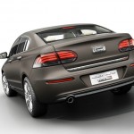 Der chinesische Qoros GQ3 von hinten