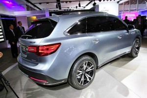 Das Exterieur des Acura MDX-Protoyp